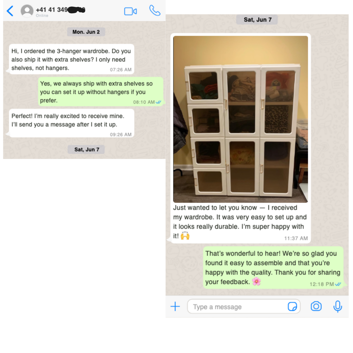 Portable Wardrobe Closet