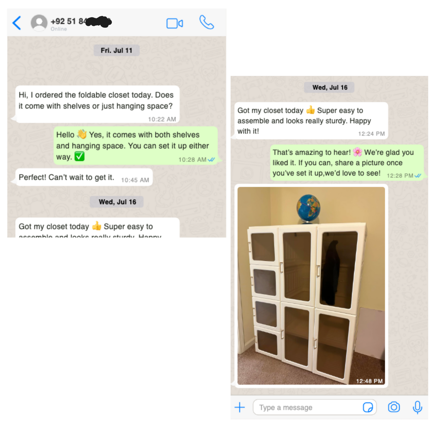 Portable Wardrobe Closet