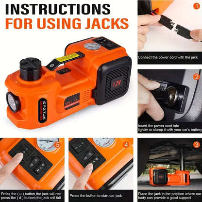 Premium Electric Car Jack Kit