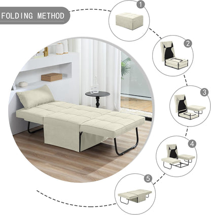 4 in 1 Multi-Function Folding Ottoman