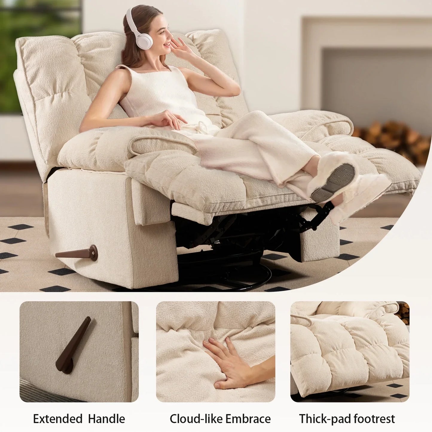 PrimeLounge Rocker Recliner Rocker Recliner Chair